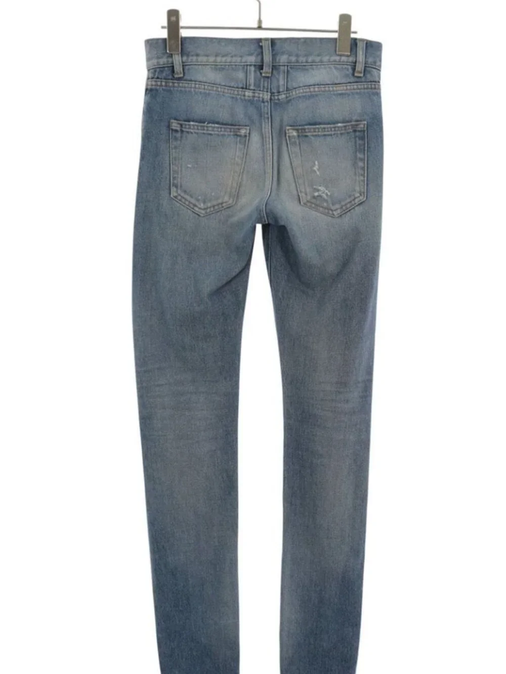 Saint Laurent Paris Distressed Denim Pants 26